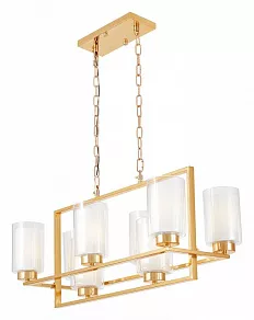 Подвесная люстра LUMINA DECO Lino LDP 1239-8 F.GD