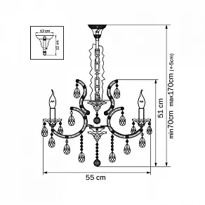 Подвесная люстра Lightstar LS-879 879067