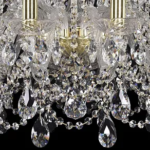 Подвесная люстра Bohemia Ivele Crystal 1411 1411/12+6/240/G