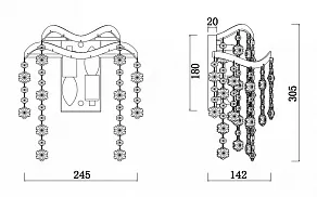 Бра Freya Charlotte FR1001WL-02W