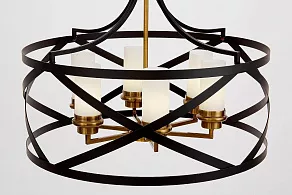 Подвесная люстра LUMINA DECO Astila LDP 1242-6 BK+MD