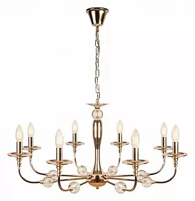 Подвесная люстра iLamp Aura 1030-8GD