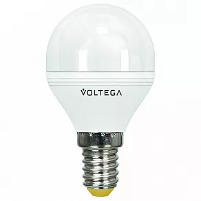 Лампа светодиодная Voltega Simple E14 6Вт 4000K VG2-G2E14cold6W-D