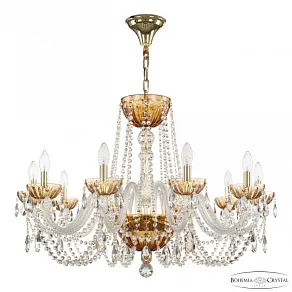 Подвесная люстра Bohemia Ivele Crystal 5402 5402/10/300 G Amber/M-1H
