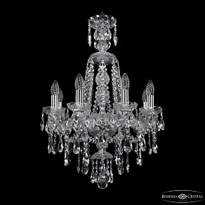 Подвесная люстра Bohemia Ivele Crystal 1415 1415/8/165/XL-70 Ni