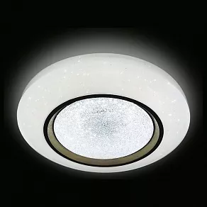 Накладной светильник Ambrella Orbital Crystal Sand FS1233 WH/SD 48W D390