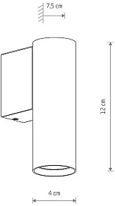 Бра Nowodvorski Fourty Wall S 10889