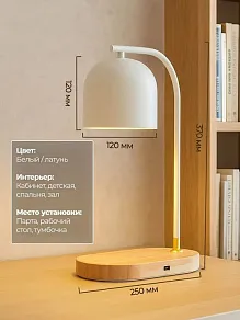 Настольная лампа офисная Zortes DESKLIGHT ZRS.1066.02
