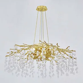Подвесная люстра Arte Milano Веточка 230310.850.7.G9.F2 GD