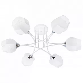 Люстра на штанге Imex MD.4881 MD.4881-6-S WH+CH