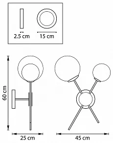 Бра Lightstar Croco 815620