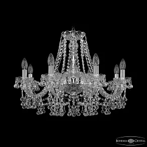 Подвесная люстра Bohemia Ivele Crystal 1409 1409/8/240 Ni