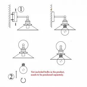 Бра Imperiumloft Cone 20th c.Factory 44,146