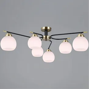 Потолочная люстра ILLUMICO LIBRA IL0638-6CSQ-24 AB BK LIBRA