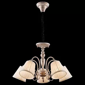 Подвесная люстра Eurosvet Katrin 60029/5 белый с золотом