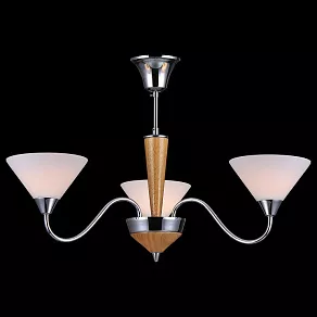 Люстра на штанге Natali Kovaltseva 11400 EVORA 11400/3C CHROME, OAK