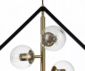 Подвесная люстра Indigo Faccetta 13005/A/4P Black