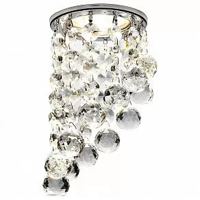 Встраиваемый светильник Ambrella Crystal K205 K205C CL/CH