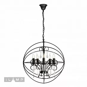 Подвесная люстра iLamp Life 8774-5 BK
