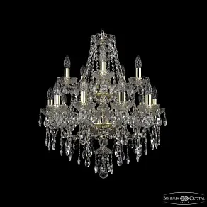Подвесная люстра Bohemia Ivele Crystal 1415 1415/10+5/200/2d G