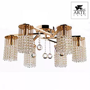 Потолочная люстра Arte Lamp Cascata A3028PL-6GO