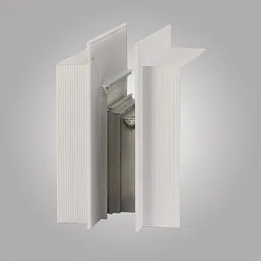 Соединитель угловой внешний для треков встраиваемых AM-Group  MAGNET AM402 LL-20С90° ВНЕШНИЙ WH