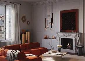 Подвесная люстра Maytoni Bubble dream MOD383PL-L40BBS3K