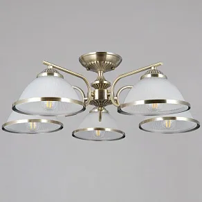 Люстра на штанге ILLUMICO  IL0891-5CSQ-26 AB ELITE