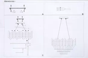Подвесной светильник Hiper Grace H162-1