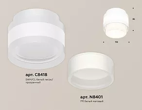 Накладной светильник Ambrella XS XS8418001