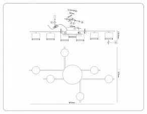 Потолочная люстра Ambrella Light COMFORT FL51755