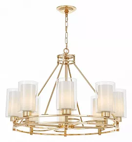 Подвесная люстра LUMINA DECO Marietta LDP 8025-8 F.GD+WT