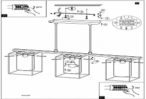 Подвесной светильник Eglo Loncino 49496