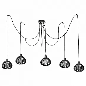 Подвесная люстра Imex MD.9010 MD.9010-5-P-BK
