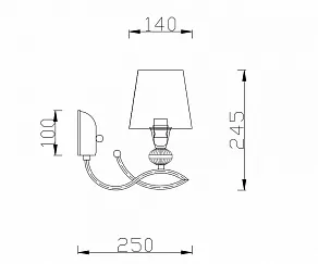 Бра Rivoli Tramonto A1 AB Б0038430