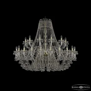 Подвесная люстра Bohemia Ivele Crystal 1409 1409/24+12/530 G
