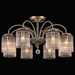 Люстра на штанге Natali Kovaltseva Olbia OLBIA 11397/8C ANTIQUE