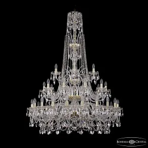 Подвесная люстра Bohemia Ivele Crystal 1411 1411/20+10+5/400/XL-155/3d G