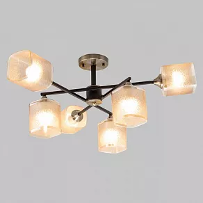 Люстра на штанге Imex MD.4212 MD.4212-6-S-BK+AB