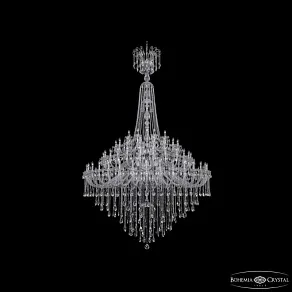Подвесная люстра Bohemia Ivele Crystal 1415 1415/32+24+16+8/700/XL-320/3d Ni