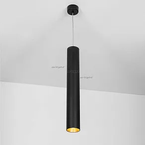Подвесной светильник Arlight SP-POLO-HANG-LONG450-R65-8W Warm3000 (BK-GD, 40 deg) 027362