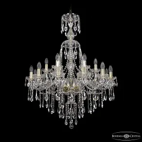 Подвесная люстра Bohemia Ivele Crystal 1415 1415/12+6/300/XL-108 G