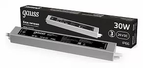 Блок питания с проводом Gauss  202022030