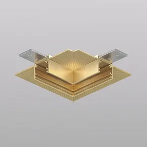 Соединитель угловой L-образный для треков встраиваемых Denkirs SHINE HIDE TR5705-SB