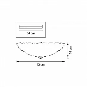 Накладной светильник Lightstar Murano 604074