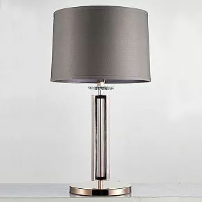 Настольная лампа декоративная Newport 4400 4401/T black nickel без абажура