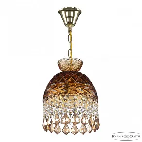 Подвесная люстра Bohemia Ivele Crystal 5478 5478/22 G Amber/M-1F Leafs K721