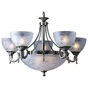 Подвесная люстра Eurosvet Kleo 60006/8 античная бронза