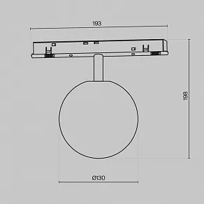 Светильник на штанге Maytoni Luna TR038-4-5WTW-DD-B