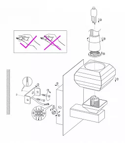 Бра Globo Cubus 5692-1W